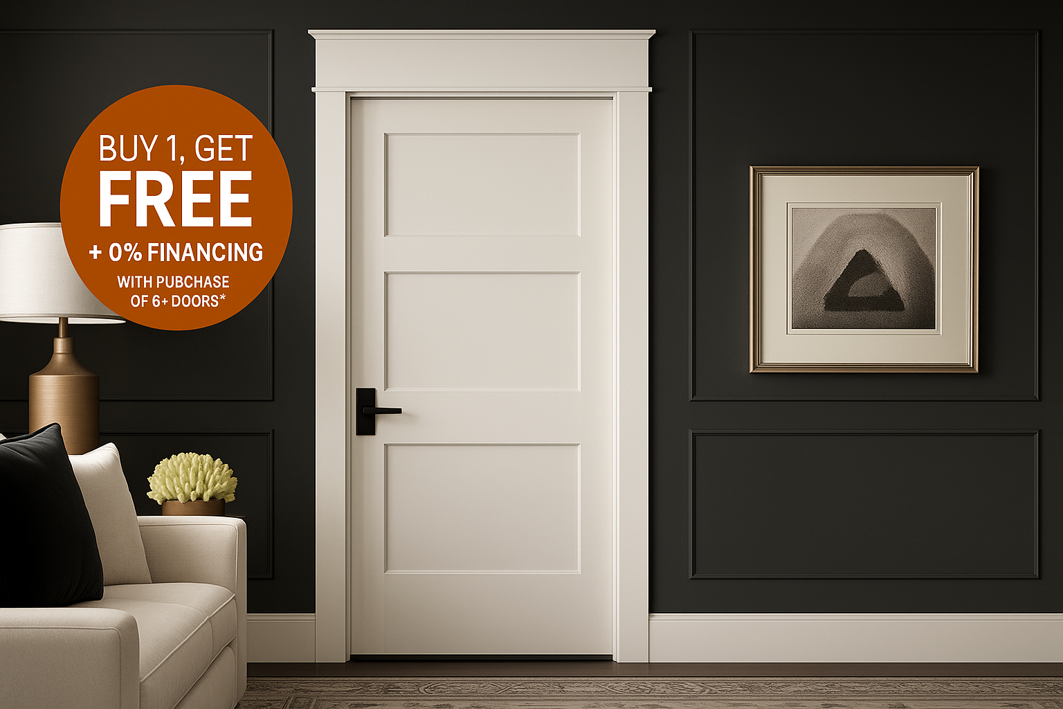 Buy 1 Get 1 Free Interior Door Promotion